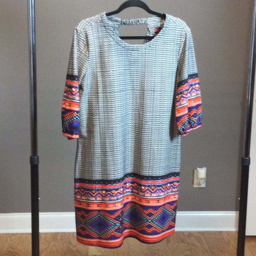 L Isle by Melis Kozan aztec print dress